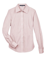 Women's Crown Collection® Micro Tattersall Woven Dress Shirt