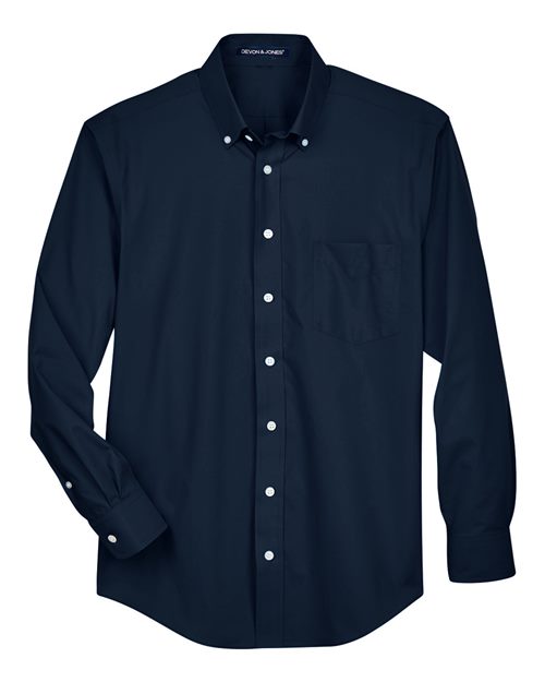 Men's Tall Crown Collection® Broadcloth Woven Dress Shirt - 13635