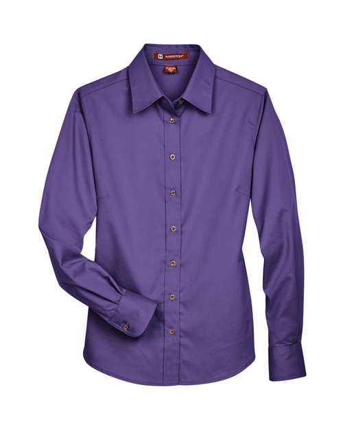 Women's Easy Blend™ Long Sleeve Twill Dress Shirt with Stain-Release - 13841