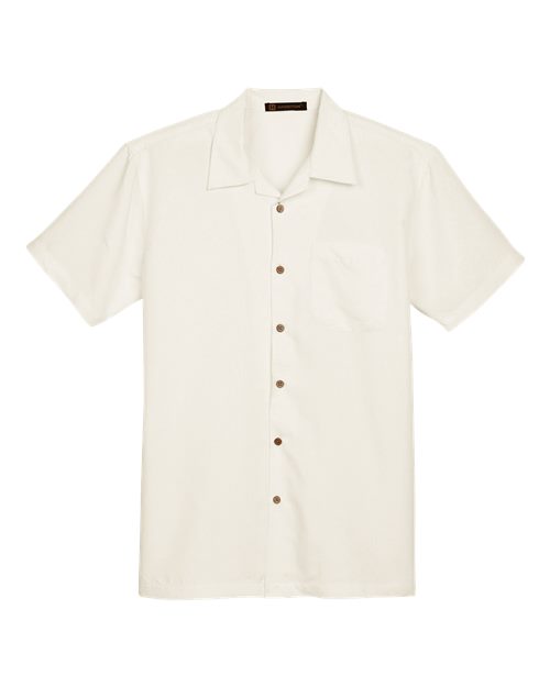 Men's Barbados Textured Camp Shirt - 13852