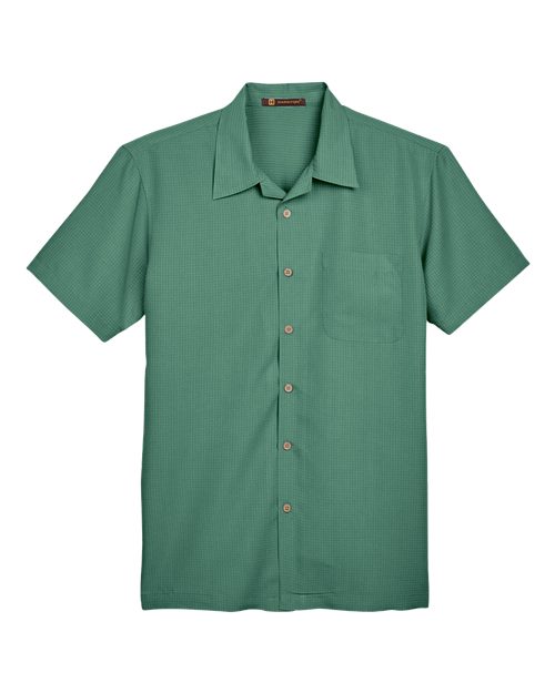Men's Barbados Textured Camp Shirt - 13852