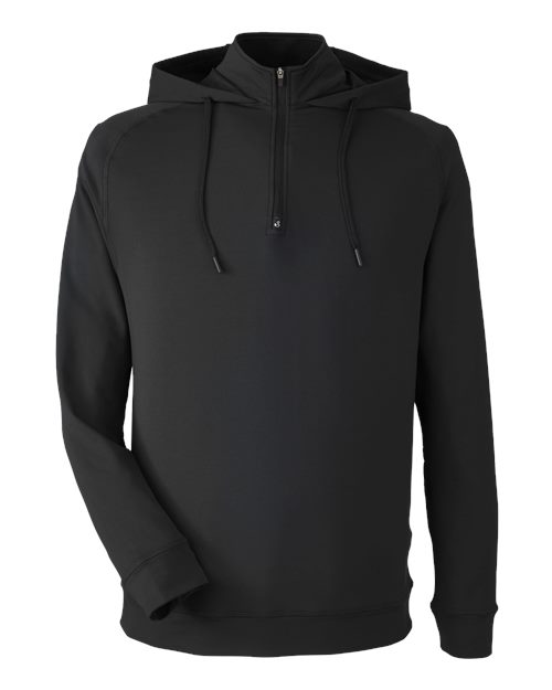 Unisex Vandyke Quarter-Zip Hooded Pullover - 13892