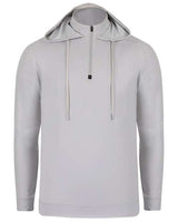 Unisex Vandyke Quarter-Zip Hooded Pullover - 13892