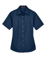 Women's Easy Blend™ Short Sleeve Twill Dress Shirt with Stain-Release - 13895