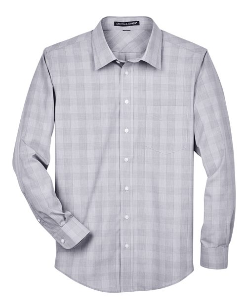 Men's Crown Collection® Glen Plaid Woven Dress Shirt - 13913