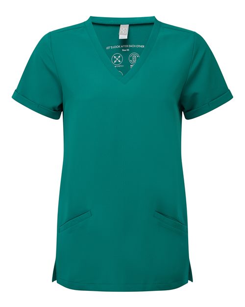 Women's Invincible V-Neck Stretch Scrub Top