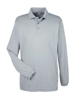 Men's Cool & Dry Long Sleeve Mesh Piqué Polo