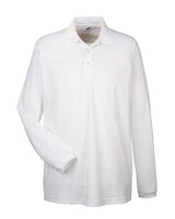 Men's Cool & Dry Long Sleeve Mesh Piqué Polo