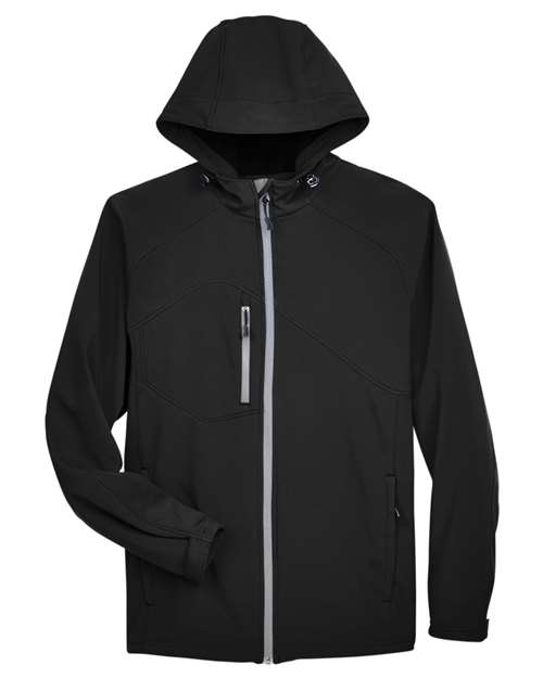 Men's Prospect Two-Layer Fleece Bonded Soft Shell Hooded Jacket - 14070