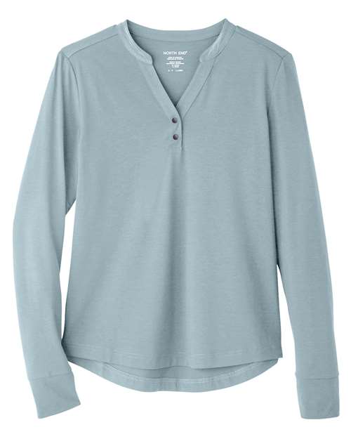 Women's JAQ Stretch Performance V-Neck Snap Pullover - 14082