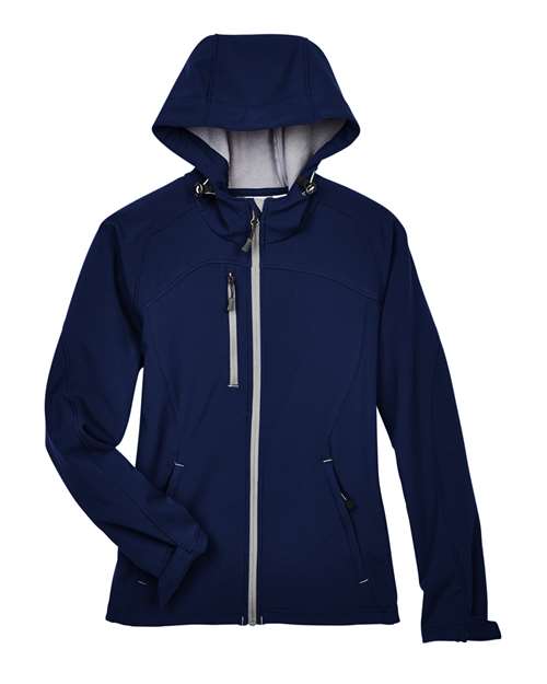 Women's Prospect Two-Layer Fleece Bonded Soft Shell Hooded Jacket - 14137