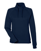 Women's Rhythm Waffle Cross-Neck Pullover - 14153