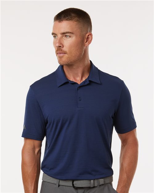 Men's Textured Stripe Polo - 12488