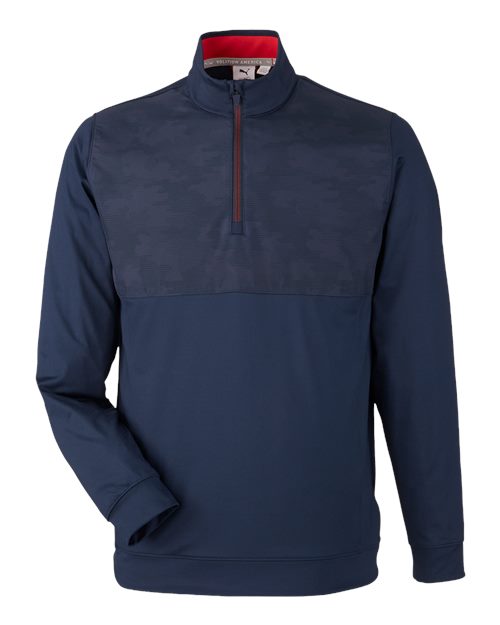 Men's Volition Camo Cover Quarter-Zip Pullover - 14467