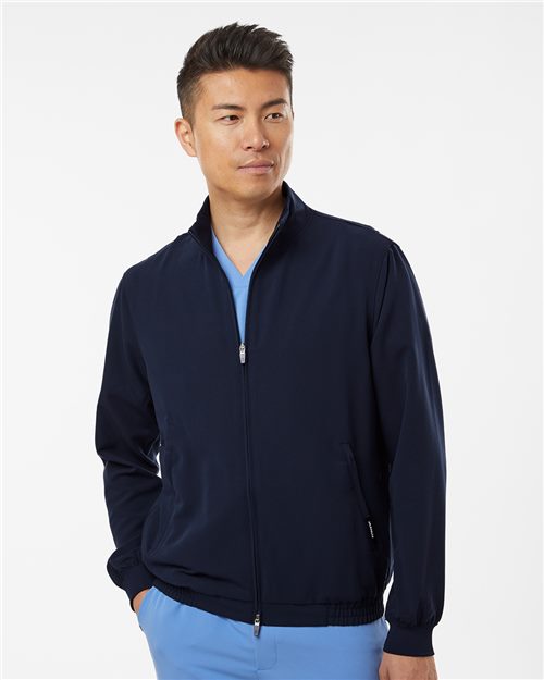 Men's Wolfe Everyday Full-Zip 6-Pocket Scrub Jacket - 12641