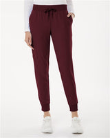 Women's Petite Sizes Silex Knit-Waist Scrub Joggers - 12651