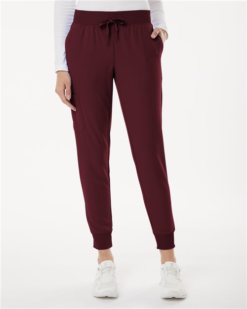 Women's Petite Sizes Silex Knit-Waist Scrub Joggers - 12651
