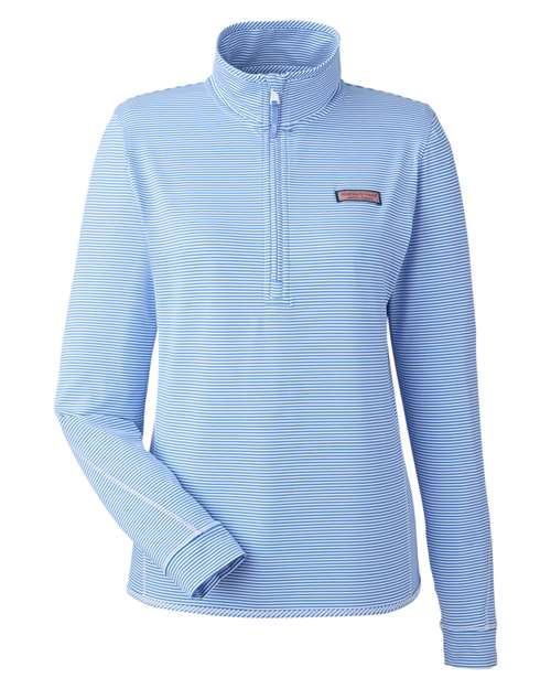 Women's Microstripe Sankaty Half-Zip Pullover - 15336