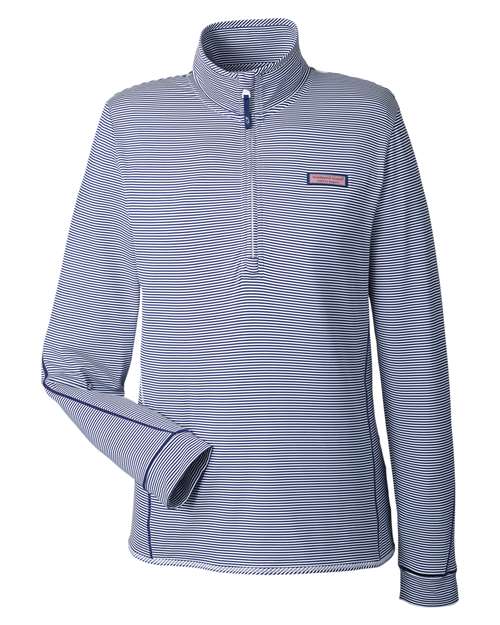 Women's Microstripe Sankaty Half-Zip Pullover - 15336