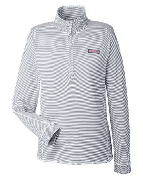 Women's Microstripe Sankaty Half-Zip Pullover - 15336