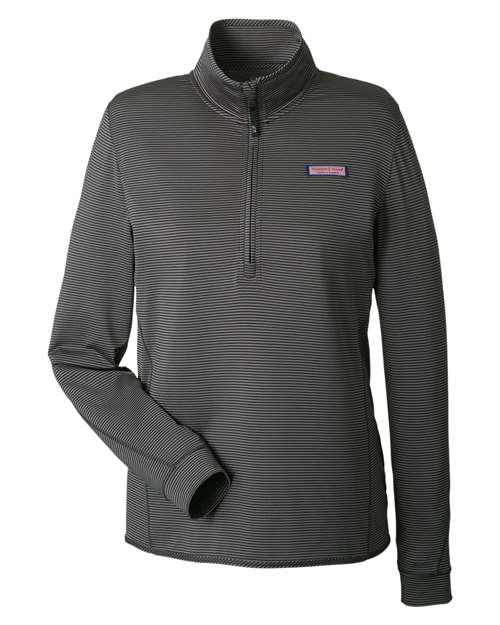 Women's Microstripe Sankaty Half-Zip Pullover - 15336