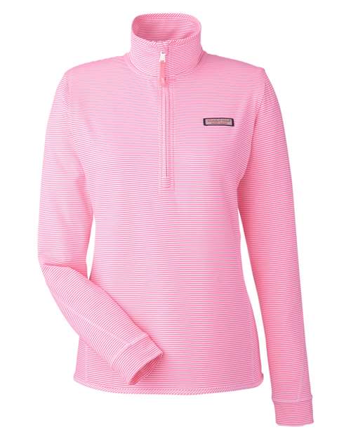 Women's Microstripe Sankaty Half-Zip Pullover - 15336