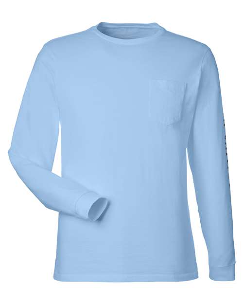 Unisex Long Sleeve Pocket T-Shirt - 15370