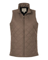 Women's Vintage Diamond Quilted Vest - 8570
