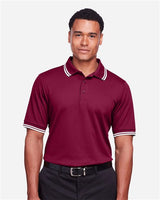 Men's CrownLux Performance® Plaited Tipped Polo - 13273
