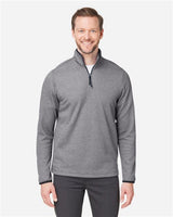 Men's Venture Heathered Stripe Quarter-Zip Pullover - 13283