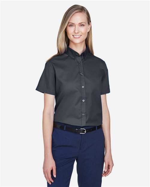Women's Optimum Short Sleeve Twill Shirt - 13290