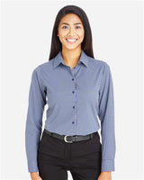 Women's CrownLux Performance® Tonal Mini Check Woven Dress Shirt - 13432