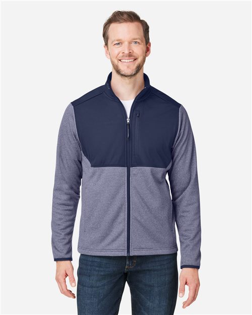 Men's Venture Heathered Stripe Hybrid Jacket - 13436