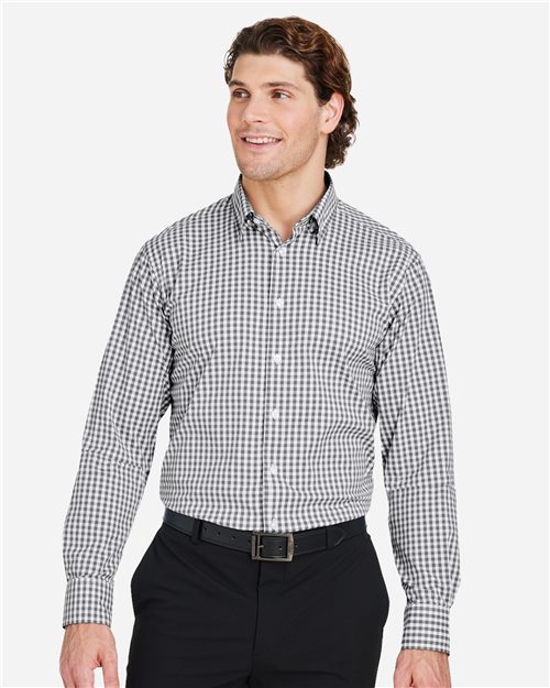 Men's CrownLux Performance® Gingham Dress Shirt - 13440