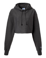 Women's Reverse Weave® Hooded Cropped Sweatshirt