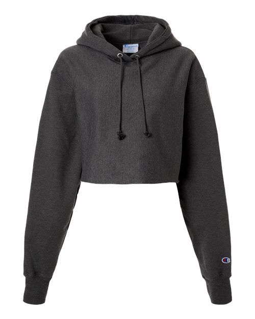 Women's Reverse Weave® Hooded Cropped Sweatshirt