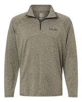 Men's Airweight Heather Quarter-Zip Pullover - 16208
