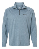 Men's Airweight Heather Quarter-Zip Pullover - 16208
