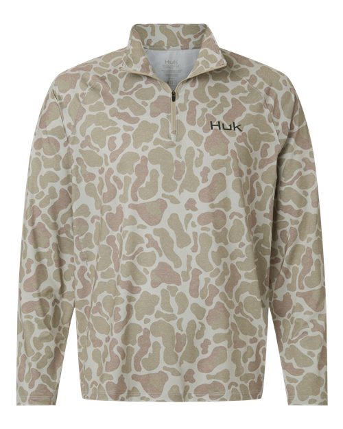 Men's Airweight KC Printed Quarter-Zip Pullover - 16212