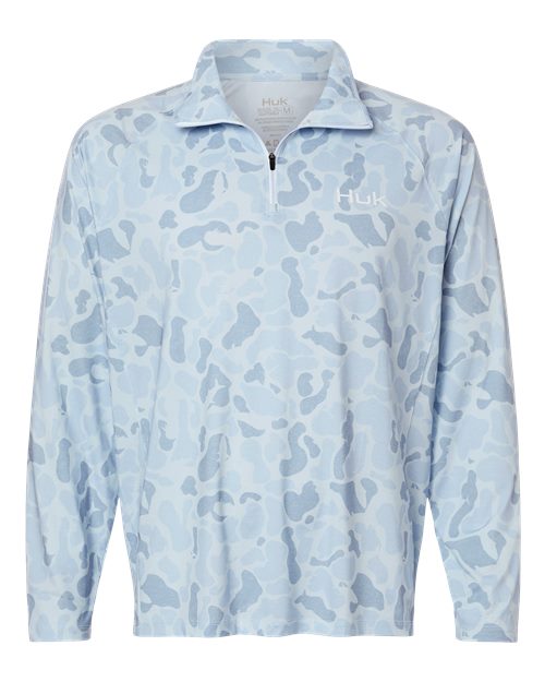 Men's Airweight KC Printed Quarter-Zip Pullover