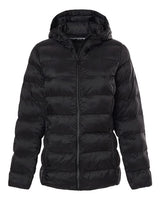 Women's Lightweight Poly-filled Hooded Puffer Jacket - 16219