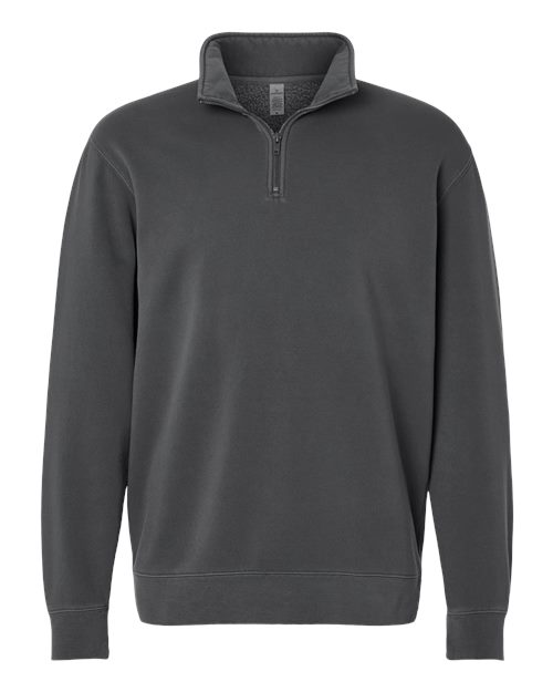 Unisex Pigment-Dyed Quarter-Zip Pullover - 16234
