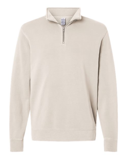 Unisex Pigment-Dyed Quarter-Zip Pullover