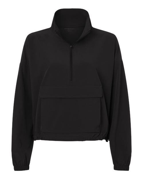 Women's Stretch Woven Quarter-Zip Pullover - 16274
