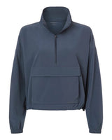 Women's Stretch Woven Quarter-Zip Pullover - 16274