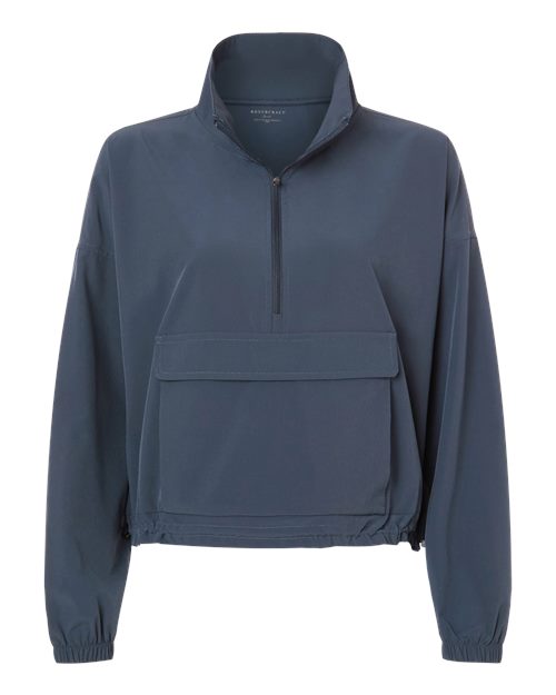 Women's Stretch Woven Quarter-Zip Pullover - 16274