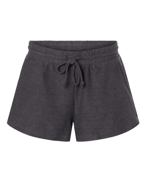 Women's Ribbed Knit Shorts - 16278
