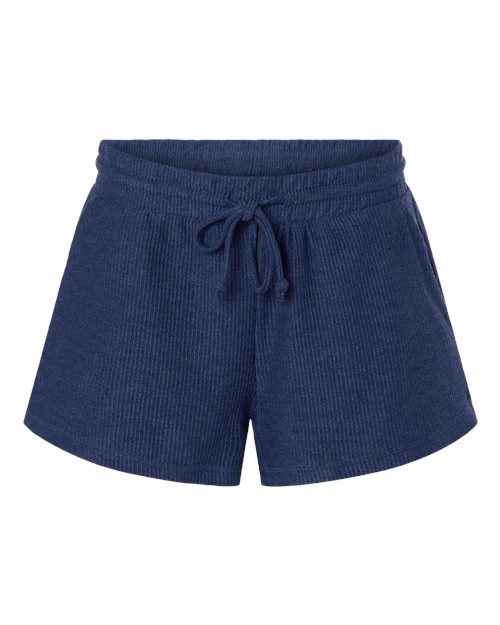 Women's Ribbed Knit Shorts - 16278