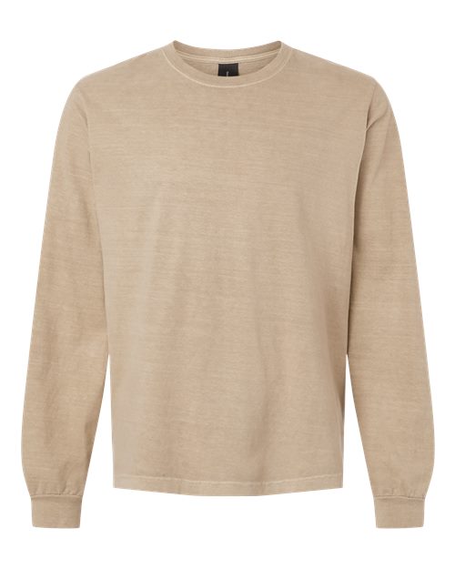 Unisex Heavyweight Garment-Dyed Long Sleeve Tee - 16315