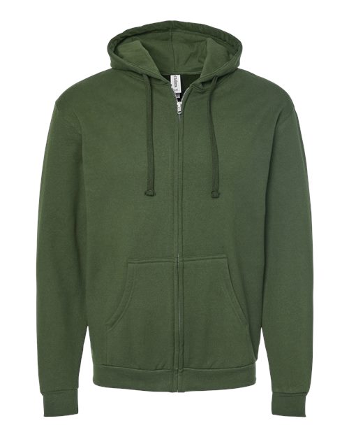 Unisex Full-Zip Hooded Sweatshirt - 10668